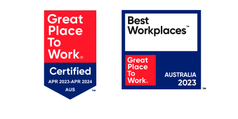 Great Place to work badges